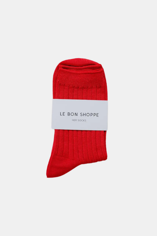 LE BON SHOPPE SKARPETKI HER MC RED