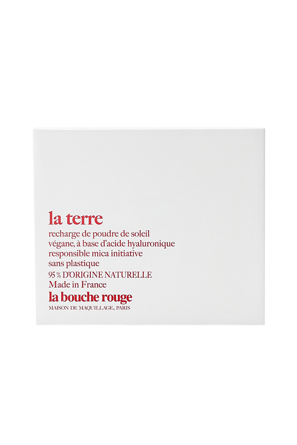 LA BOUCHE ROUGE LA TERRE BRUNE REFILL FACE POWDER