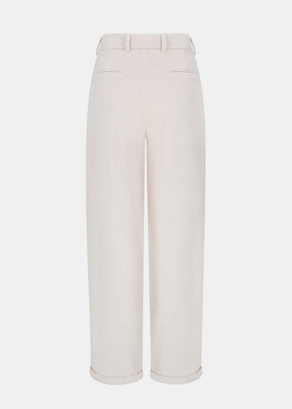 CHICHI OFF WHITE CORDLESS TROUSERS