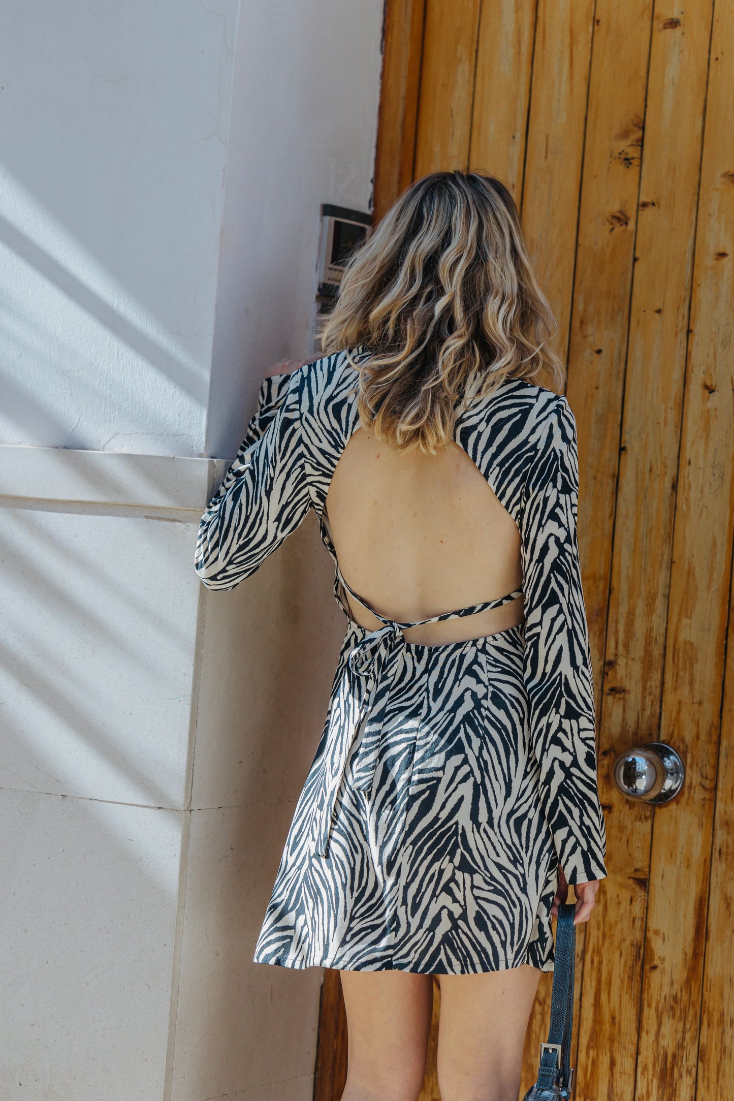 JOY ZEBRA PRINT DRESS