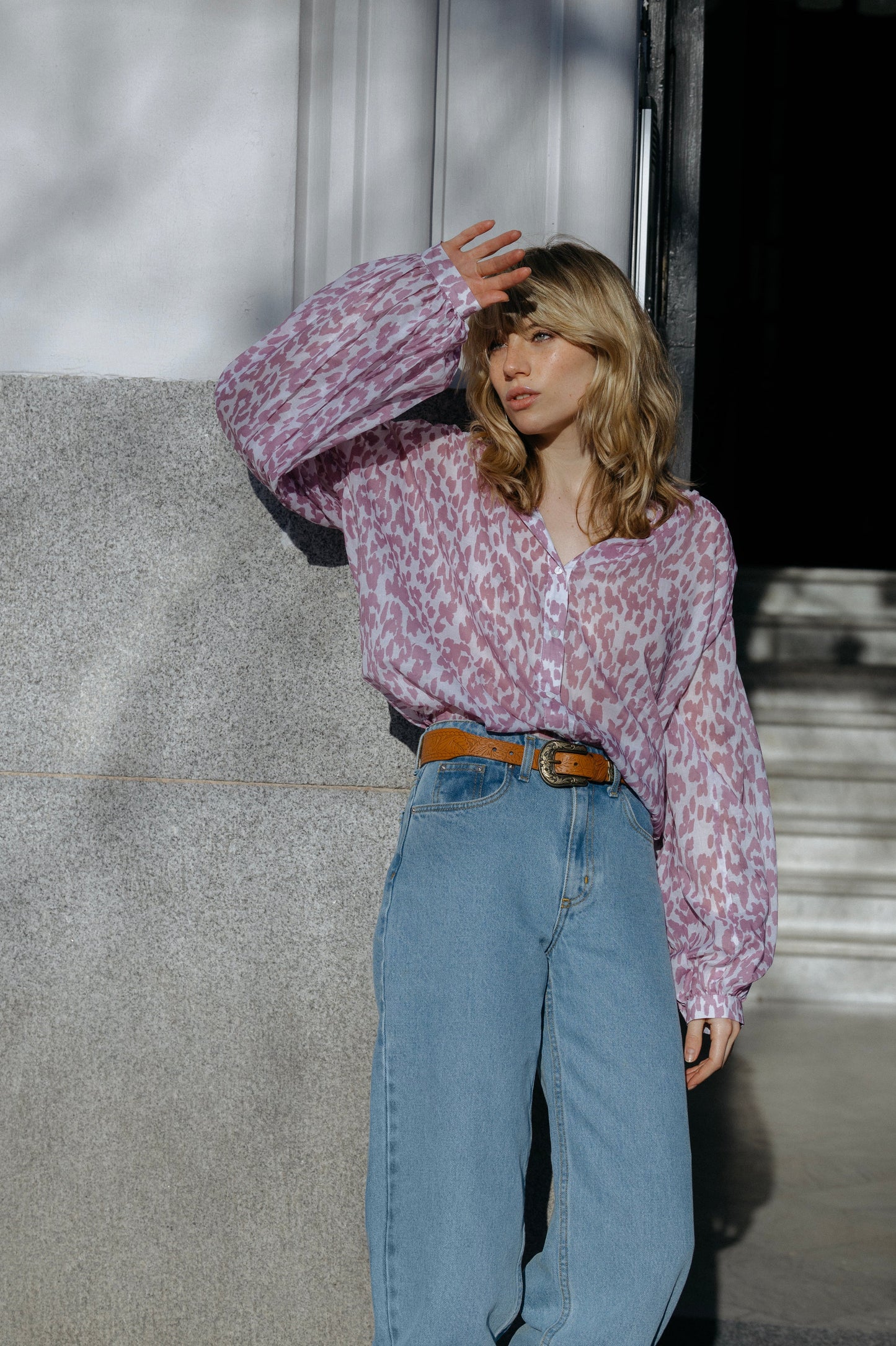 SHELLS CHEETAH PRINT SHIRT