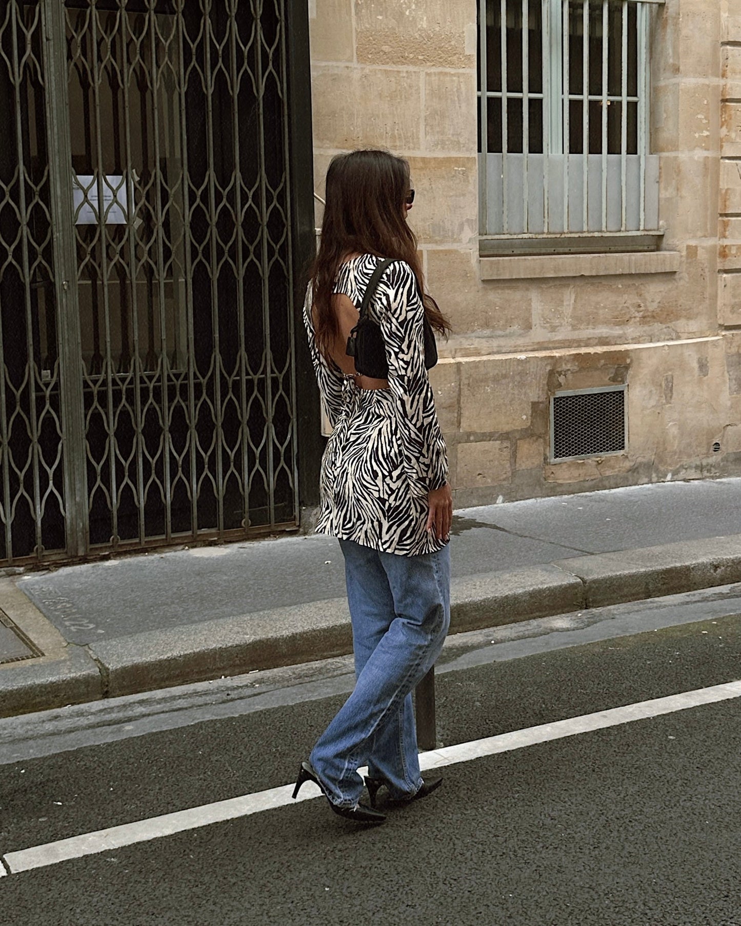 JOY ZEBRA PRINT DRESS